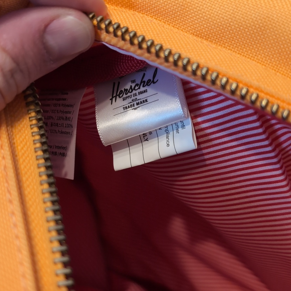 Herschel Mini Nova Orange Backpack - image 7